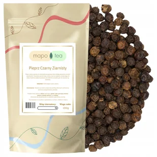 PIEPRZ CZARNY ZIARNISTY 100G AROMATYCZNY Premium Naturalny Wysoka Jakość - Pieprz - miniaturka - grafika 1