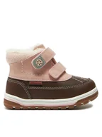 Buty dla chłopców - Kimberfeel Śniegowce Mini Różowy - miniaturka - grafika 1