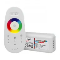 Akcesoria do oświetlenia - ZESTAW M-L Kontroler+ pilot dotykowy LED RGB 2.4G 12V 10A - miniaturka - grafika 1