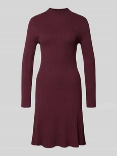 Sukienka lekko rozkloszowana z dzianiny z mieszanki wiskozy model ‘NANCY’ - Sukienki - miniaturka - grafika 1