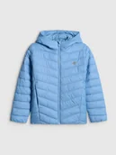 Kurtki i płaszcze dla dziewczynek - 4F Kurtka z wypełnieniem syntetycznym dziewczęca - niebieska 164 (13-14 lat) - miniaturka - grafika 1