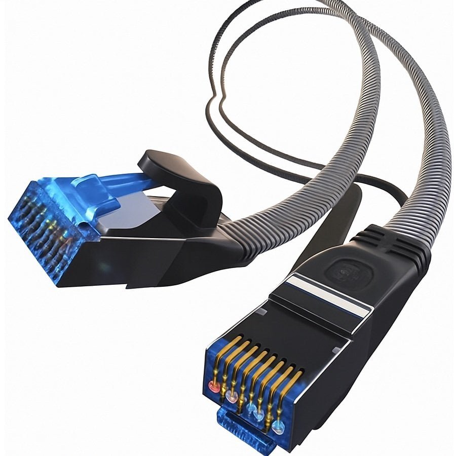 ASOMETECH kabel sieciowy internetowy RJ45 CAT8 2m ASSPBZCAT8_2M