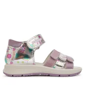 Buty dla dziewczynek - Sandały Primigi 1365444 M Srebrny - miniaturka - grafika 1