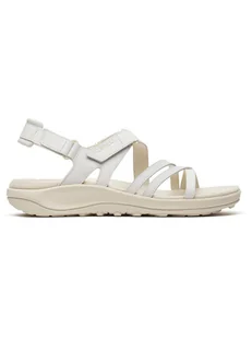Merrell Skórzane sandały "Harbor Backstrap" w kolorze białym - Sandały damskie - miniaturka - grafika 1