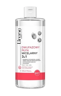 Lirene Lirene Dwufazowy Płyn Micelarny z ekstraktem z malin 400 ml - Płyny micelarne - miniaturka - grafika 2
