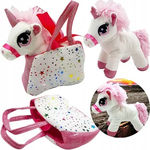 JEDNOROŻEC maskotka PLUSZAK KONIK ZESTAW w TOREBCE błyszczący brokatowy - Maskotki i pluszaki JEDNOROŻEC maskotka PLUSZAK KONIK ZESTAW w TOREBCE błyszczący brokatowy - Maskotki i pluszaki - miniaturka - grafika 1