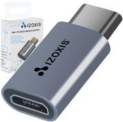 Adaptery i przejściówki - Adapter OTG Micro USB 2.0 Typ-C USB-C Przejściówka IZOXIS - miniaturka - grafika 1