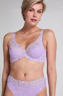 Biustonosze - Hunkemöller Biustonosz nieusztywniany z fiszbinami Diva Fioletowy - miniaturka - grafika 1