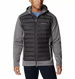 Columbia Męska bluza z kapturem z izolacją na cały zamek błyskawiczny Szary City Grey, Shark S 1955873 - Bluzy męskie - miniaturka - grafika 1