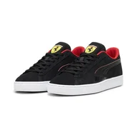 Sneakersy męskie - Męskie Sneakersy PUMA FERRARI SUEDE T 30806501 – Czarny - miniaturka - grafika 1