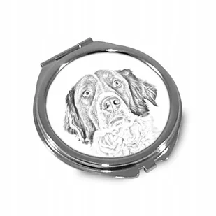 Spaniel francuski Lusterko kieszonkowe składane - Lusterka do makijażu - miniaturka - grafika 1