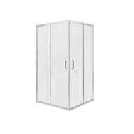 Kabiny prysznicowe - Kabina prysznicowa Malibu SQ 100x70 Kerra prostokątna szkło mrożone - miniaturka - grafika 1