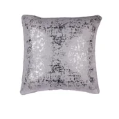 Poszewki na poduszki - Poszewka So Chic 45X45 Szary/Srebro, - miniaturka - grafika 1