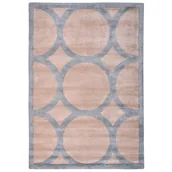 Dywany - Dywan z wiskozy 160 x 230 cm beżowo-szary MALAN - miniaturka - grafika 1