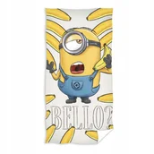 Okrycia kąpielowe dla dzieci - MINIONKI RĘCZNICZEK RĘCZNIK MAŁY DO RĄK 30 X 50 DO PRZEDSZKOLA COTTON - miniaturka - grafika 1
