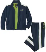 Dresy męskie - Komplet dresowy z mikrofibry Mężczyzna Atlas For Men - Kolor : Granatowy - Rozmiar : 4XL - miniaturka - grafika 1