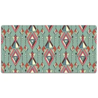 Podkładki na biurko - Mata ochronna z nadrukiem Wzór azteckim 120x60 cm, Dywanomat - miniaturka - grafika 1