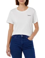 Koszulki i topy damskie - Pepe Jeans Koszulka damska Bertha, Biały (biały), L - miniaturka - grafika 1