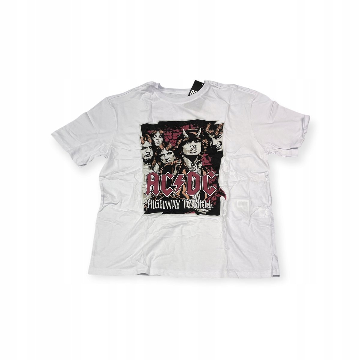 Koszulka T-shirt męski okrągły dekolt AC/DC S