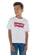 Koszulki dla chłopców - Levi's T-shirt dziecięcy kolor biały z nadrukiem - miniaturka - grafika 1