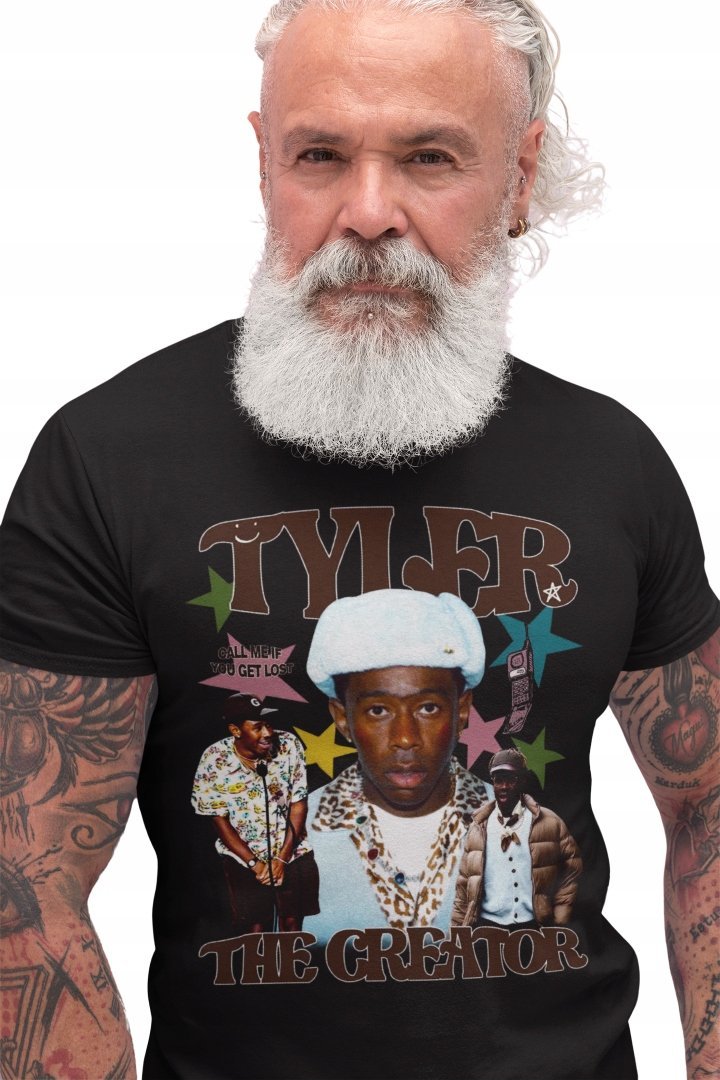 TYLER THE CREATOR KOSZULKA MĘSKA CZARNA T-SHIRT rap hip hop prezent L