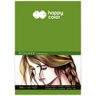Szkolne artykuły papiernicze - Blok do rysunku A5/15K 300g HAPPY COLOR - GDD - miniaturka - grafika 1
