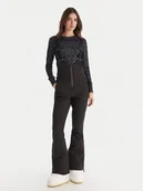 Spodnie narciarskie - Roxy Spodnie narciarskie Summit Bib PT ERJTP03291 Czarny Skinny Fit - miniaturka - grafika 1