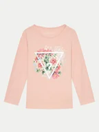 Bluzki damskie - Guess Bluzka K4YI18 K6YW4 Różowy Regular Fit - miniaturka - grafika 1