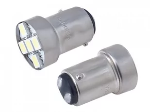 Vision Żarówka VISION P21/5W BAY15d 12V 5x 5050 SMD LED biała 2 szt WE24-9844 - Żarówki samochodowe - miniaturka - grafika 1