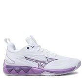 Buty sportowe damskie - Buty halowe Mizuno Wave Luminous 4 V1GC2420 Fioletowy - miniaturka - grafika 1