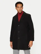Płaszcze męskie - Brave Soul Płaszcz przejściowy MJK-AUGUSTINEBLK Czarny Regular Fit - miniaturka - grafika 1