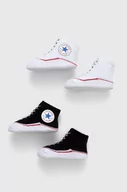 Skarpetki dla dzieci - Converse skarpetki niemowlęce 2-pack kolor czarny - miniaturka - grafika 1