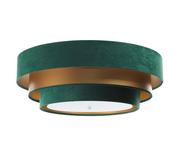 Lampy sufitowe - Plafon TRINITI 2xE27/60W/230V zielono-złota - miniaturka - grafika 1