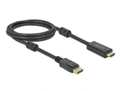 Adaptery i przejściówki - DeLOCK 85956 adapter kablowy 2 m HDMI Typu A (Standard) DisplayPort Czarny - miniaturka - grafika 1