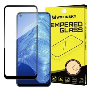 Szkło hartowane Wozinsky Realme 7 czarne ramki - Szkła hartowane na telefon - miniaturka - grafika 1