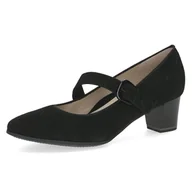 Czółenka - Caprice Damskie czółenka 9-22307-45, czarny zamsz, 38,5 EU, czarny zamsz, 38.5 EU - miniaturka - grafika 1