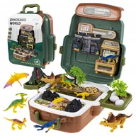 Mały naukowiec - Plecak Z Dinozaurami Zestaw Odkrywcy Dla Dzieci Figurki Dinozaurów Wulkan - miniaturka - grafika 1