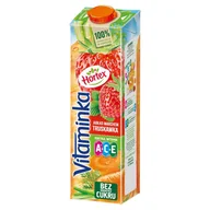 Soki i napoje niegazowane - Hortex Sok marchwiowo-jabłkowo-truskawkowy - miniaturka - grafika 1