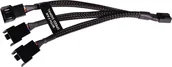 Chłodzenie wodne - Alphacool Alphacool Y-Splitter 4-Pin auf 3x 4-Pin PWM 15cm - schwarz - miniaturka - grafika 1
