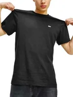 Koszulki męskie - Tommy Jeans czarny Regular Fit T-shirt męski, Rozmiar M - miniaturka - grafika 1