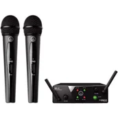 Mikrofony estradowe - AKG WMS-40 MINI 2 DUAL Vocal Set US25 A/C - mikrofon bezprzewodowy podwójny (537.500 i 539.300) 81473 - miniaturka - grafika 1