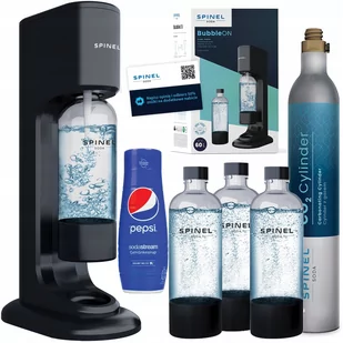 Saturator SpinelSoda BubbleON z 3 butelkami + syrop Pepsi - Saturatory - miniaturka - grafika 1