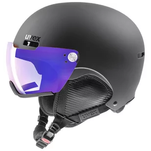 Kask narciarski Uvex hlmt 500 visor variomatic czarny - Kaski narciarskie - miniaturka - grafika 1