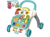 Chodziki - Edukacyjny Chodzik dla dzieci, Jeździk Muzyczny, Pchacz Niebieski - miniaturka - grafika 1