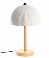 Lampy stojące - Lampa Stołowa Skandynawska z Porcelanowym Abażurem - miniaturka - grafika 1