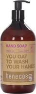 Mydła - benecosBIO, Mydło Do Rąk Z Organicznym Owsem, 500ml - miniaturka - grafika 1