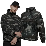 Odzież taktyczna i umundurowanie - Kurtka BRANDIT Kangurka Summer Windbreaker Darkcamo XXL - miniaturka - grafika 1