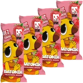 Przekąski dla dzieci - Zestaw BeRAW! Kids, batonik, truskawka, banan, bez dodatku cukru, 4 x 25 g - miniaturka - grafika 1