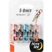 Survival - akcesoria - Nite Ize - Zestaw karabinków S-Biner MicroLock Aluminum - 5 Pack - miniaturka - grafika 1