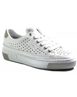 Półbuty damskie - PÓŁBUTY RIEKER - L8849-80 WHITE - Rieker - miniaturka - grafika 1